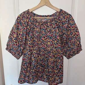 Old Navy Colorful Floral Blouse M